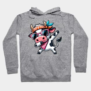 Dabbing Cow Hoodie